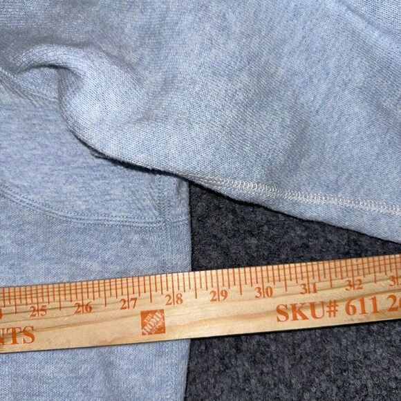Tommy Bahama Sweater Mens 2XL Light Blue 1/4 Zip Reversible Mock Neck Casual - Picture 6 of 6